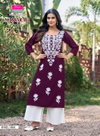 Massakali By Diya Trends Rayon Lucknowi Kurtis With Bottom Suppliers In India